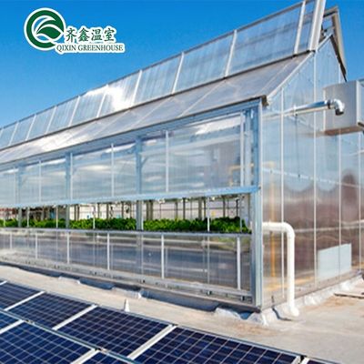 Hauptstruktur Heißverzinkte Aluminium-Stahl-Vorgefertigtes Gewächshaus für den Tomatenanbau
