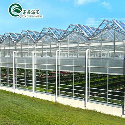 Großer Glas-Gewächshaus Pilz Aeroponic Tower Garten für Öko-Restaurant Anleitung