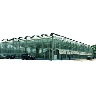 3.8m-9.8m Ridge Height Glas Solar Gewächshaus für Kundenanforderungen